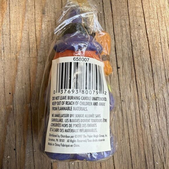 Vintage Halloween Witch Candle 4” Wrapped Unused From Bradlees 1997 - Picture 3 of 4